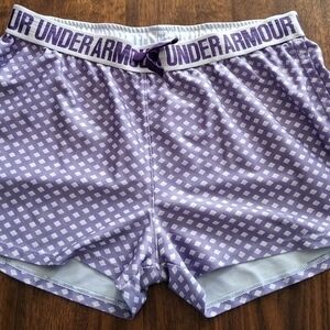 Under Armour Lavender Geometric Shorts
